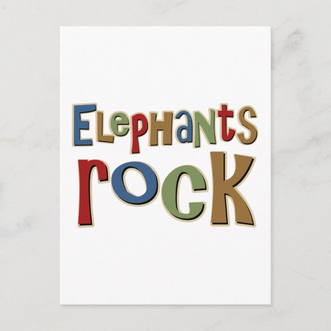 Carte Postale Elephants Rock (Devant)