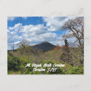 Carte Postale Élévation Blue Ridge du mont Pisgah Caroline du No