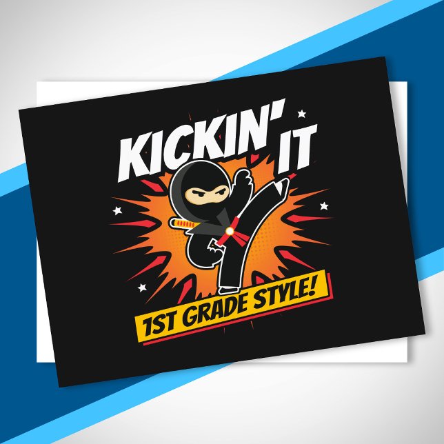 Carte Postale Élève de première année - Retour à l'école - 1re a (Créateur téléchargé)