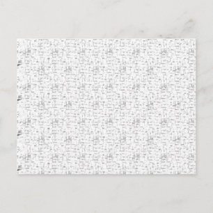 Carte Postale Élever votre espace avec un Arrière - plan blanc e