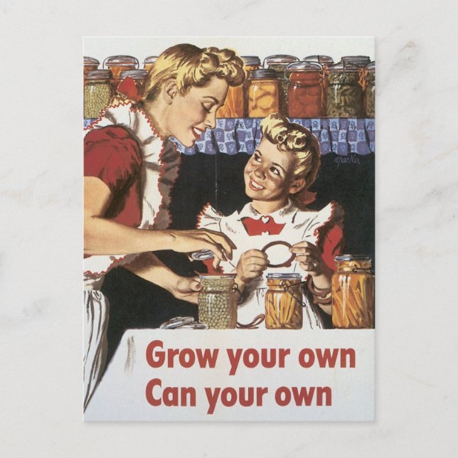 Carte Postale Élevez vos propres, peut vos propres (Devant)