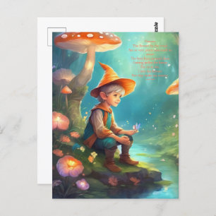 Carte Postale Elf Poem