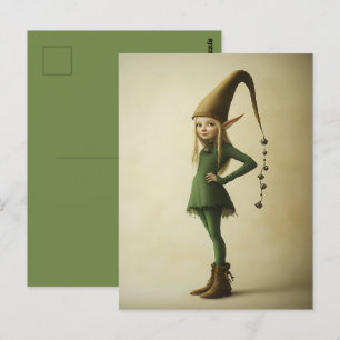 Carte Postale Elfe forestier enchanté