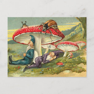 Carte Postale Elfes endormis