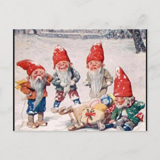 Carte Postale Elfes qui rient
