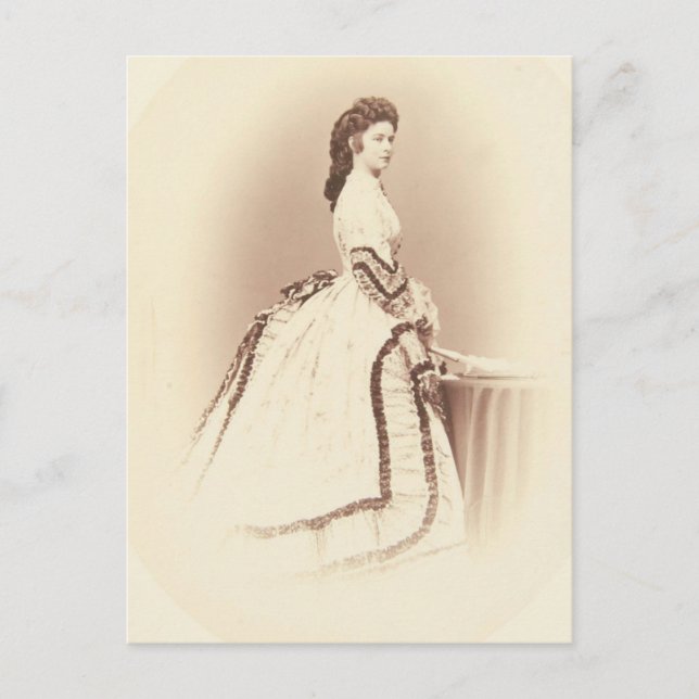 Carte Postale Élisabeth d'Austria - Sissi - Sissi - 1863 (Devant)