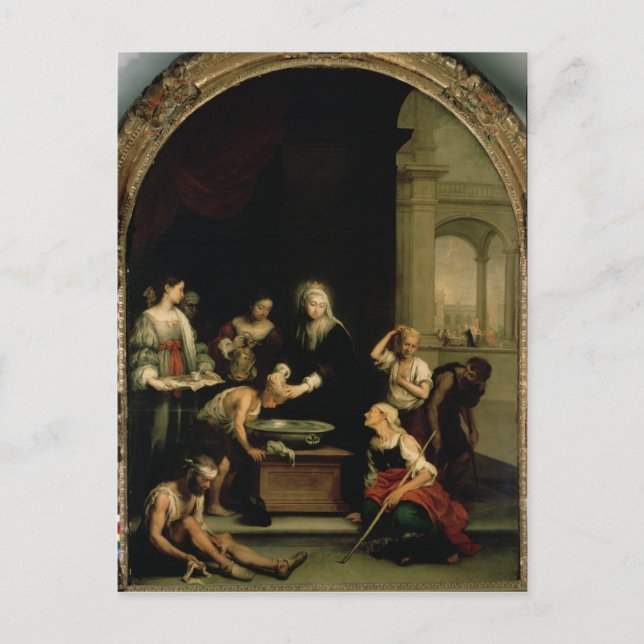 Carte Postale Élisabeth de Hongrie (Devant)