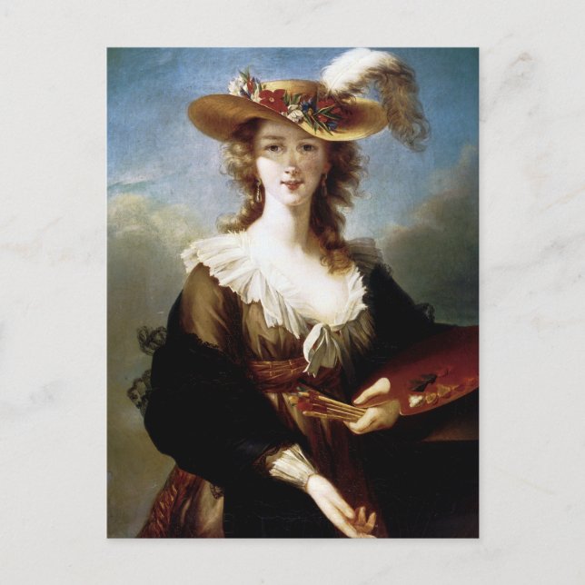 Carte Postale Elisabeth Vigee-Lebrun Autoportrait (Devant)