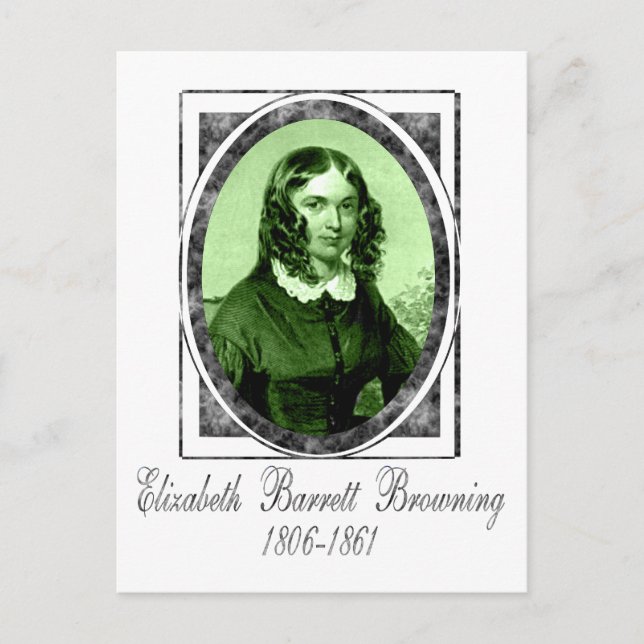 Carte Postale Elizabeth Barrett Browning (Devant)