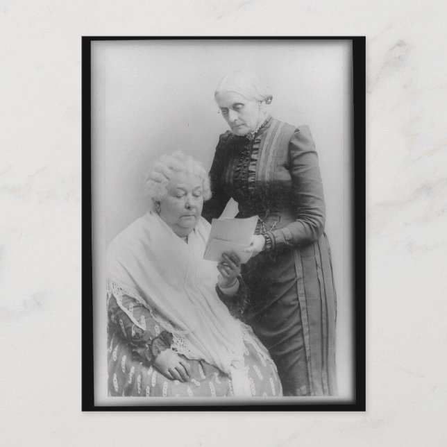 Carte Postale Elizabeth Cady Stanton et Susan B. Anthony (Devant)