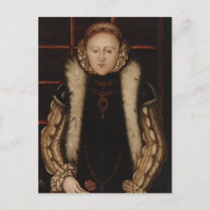 Carte Postale Elizabeth I Circa 1560