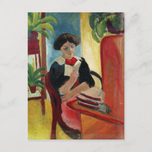 Carte Postale Elizabeth Reading