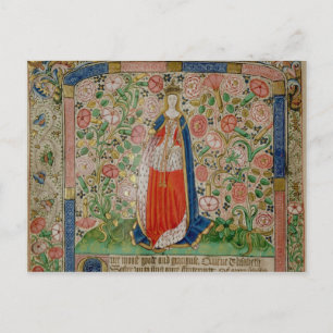 Carte Postale Elizabeth Woodville Queen Consort of King