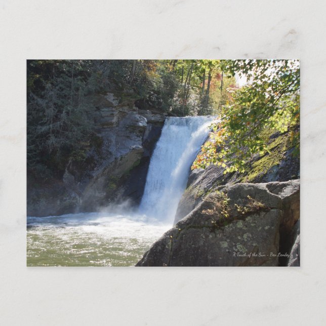 Carte Postale Elk Fall, dans Blue Ridge Mountains North Carolina (Devant)