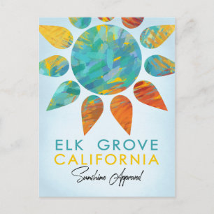 Carte Postale Elk Grove California Sunshine Travel