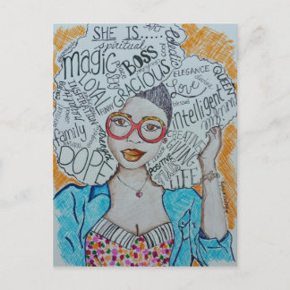 Carte Postale Elle Est...