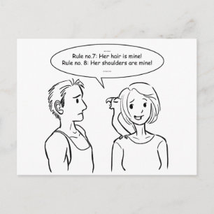 Carte Postale Elle est à moi