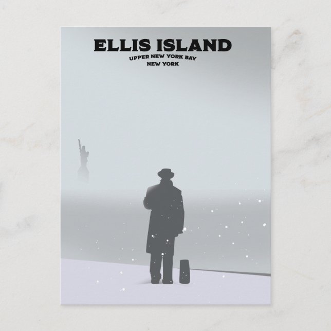 Carte Postale Ellis Island New York NYC (Devant)