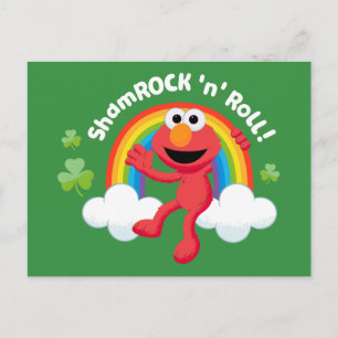 Carte Postale Elmo   Arc en arc-en-ciel shamrock 'n'