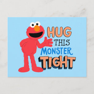 Carte Postale Elmo   Enserrez ce monstre serré