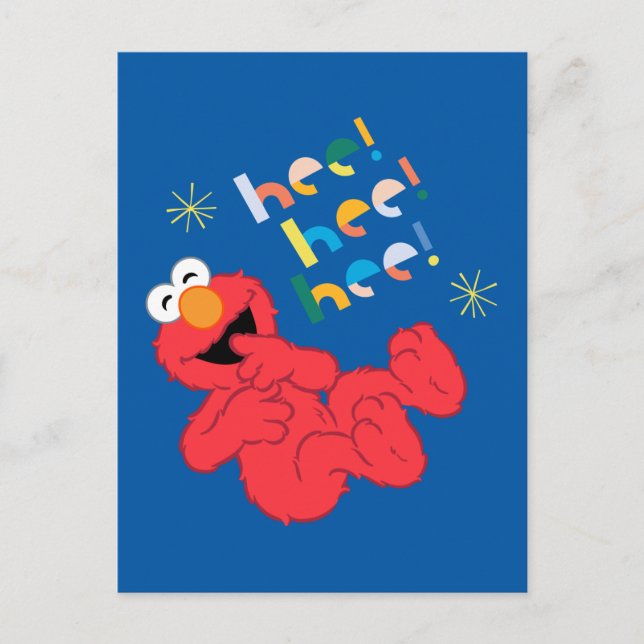 Carte Postale Elmo Hee ! Hee ! Hee ! (Devant)
