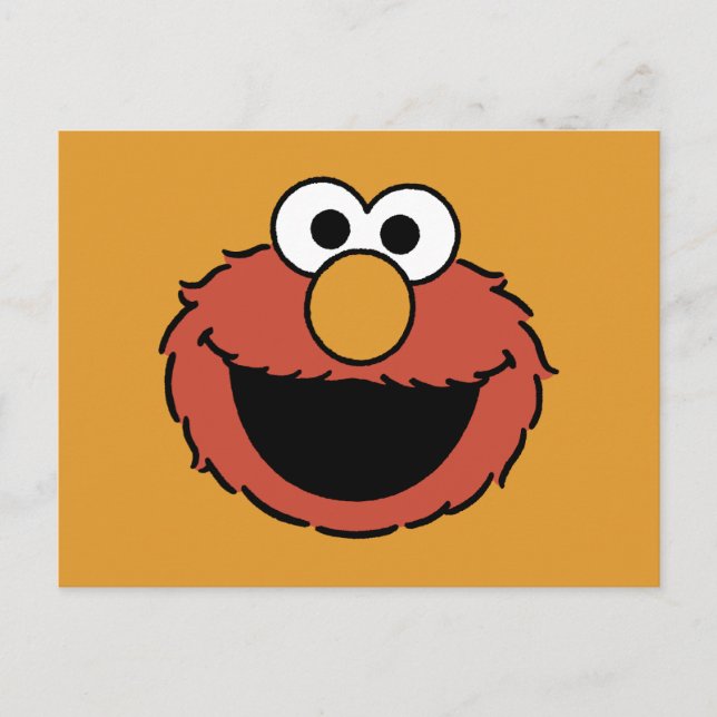 Carte Postale Elmo Smiling Face (Devant)