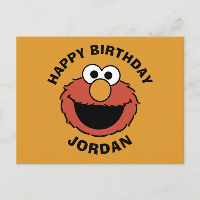 Carte Postale Elmo Smiling Face (Devant)