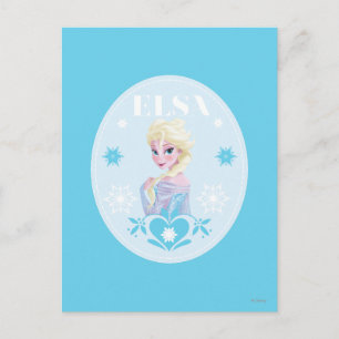 Carte Postale Elsa   Les flocons de neige