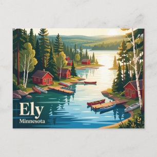 Carte Postale Ely, Minnesota, États-Unis
