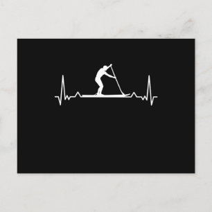 Carte Postale Embarquement à pédales Cadeau pour Paddle Boarder