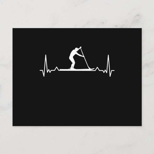 Carte Postale Embarquement à pédales Cadeau pour Paddle Boarder (Devant)