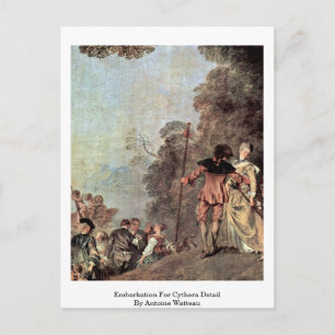 Carte Postale Embarquement Pour Cythera Détail Par Antoine Watte