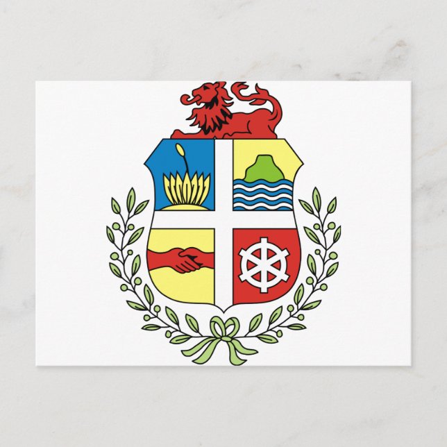 Carte Postale emblème aruba (Devant)