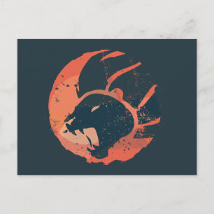 Carte Postale Emblème de la Garde Lion