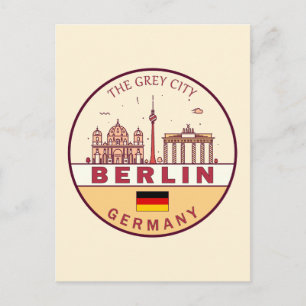 Carte Postale Emblème de la ville de Berlin en Allemagne