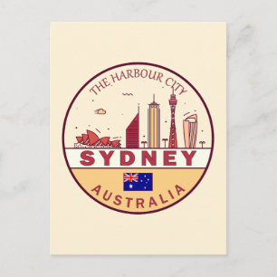 Carte Postale Emblème de la ville de Sydney Australie