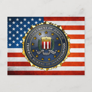 Carte Postale Emblème du FBI