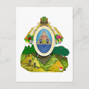 Carte Postale emblème du Honduras