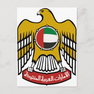 Carte Postale Emblème national des Émirats arabes unis
