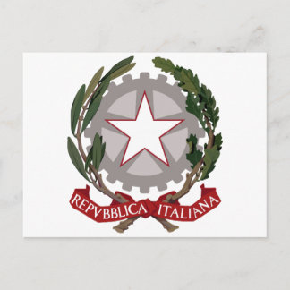 Carte Postale Emblème national italien