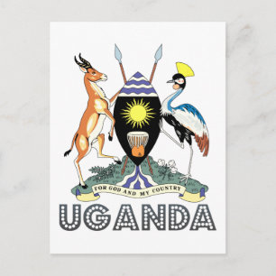 Carte Postale Emblème ougandais