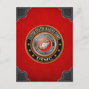 Carte Postale Emblème USMC [Edition spéciale] [3D]