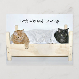 Carte Postale Embrasse et maquille