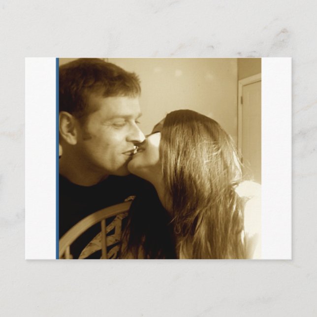 Carte Postale embrasser (Devant)