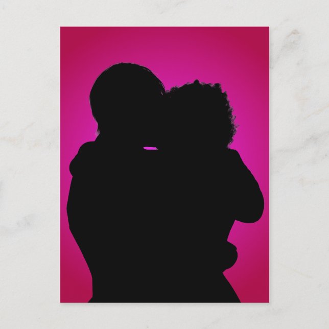 Carte Postale Embrasser (Devant)