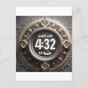 Carte Postale Embrasser le jeûne, l'Iftar, la sueur et le reflet