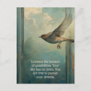 Carte Postale Embrasser les possibilités