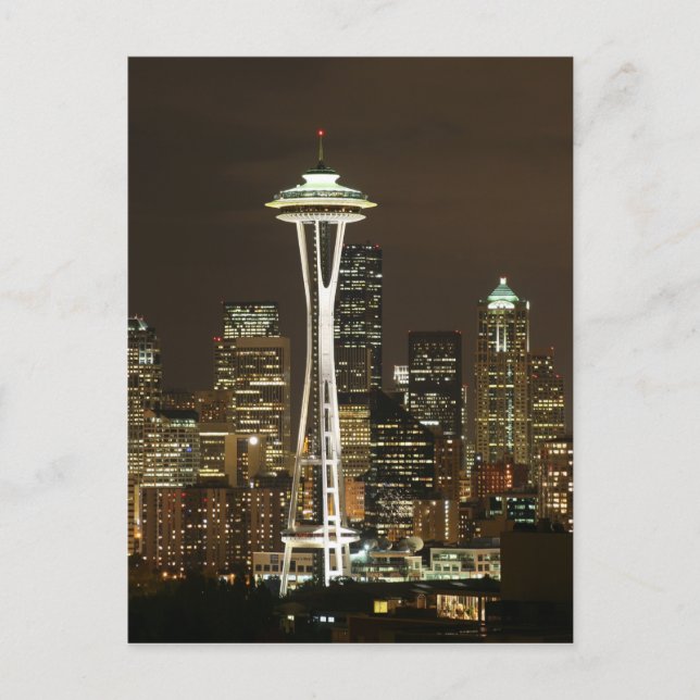 Carte Postale Emerald City Seattle Washington Space Needle (Devant)