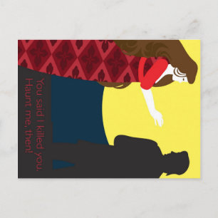 Carte Postale Emily Bronte / Wuthering Height design cadeau