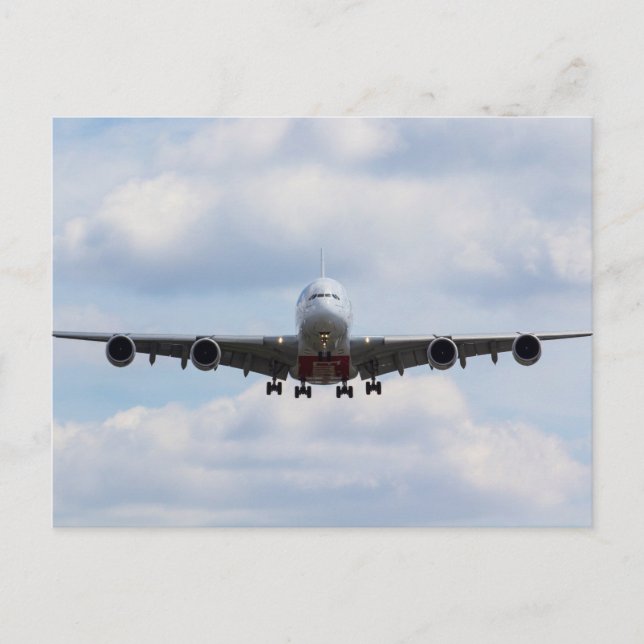 Carte Postale Emirates Airbus A380 (Devant)